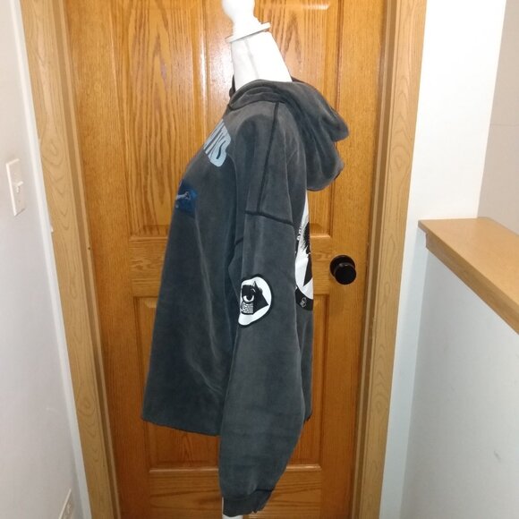 SizeL Saint Michael Complicated Jesus Christ Boombox Cross Hoodie All Seeing Eye - Picture 11 of 15